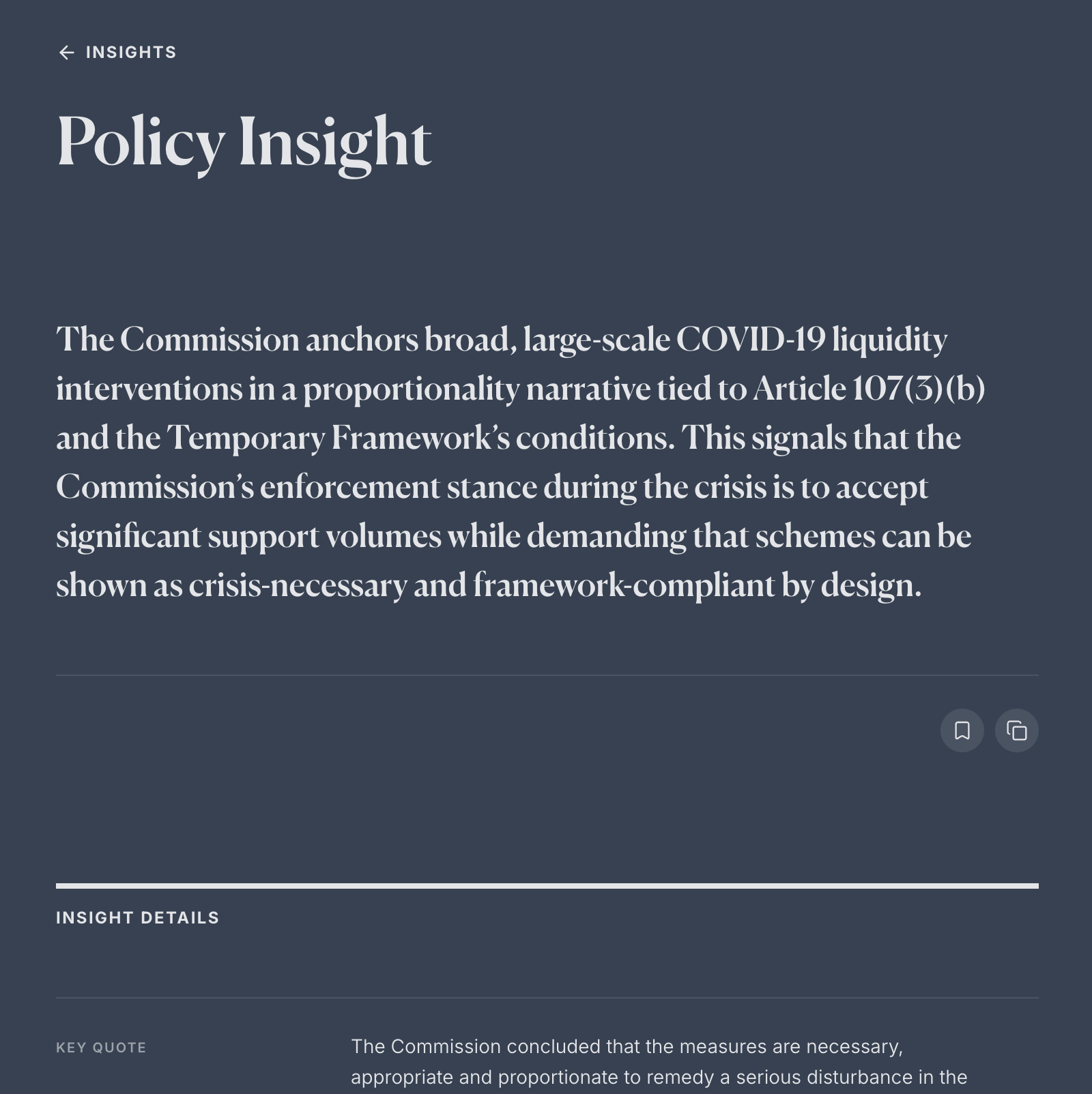 Insights